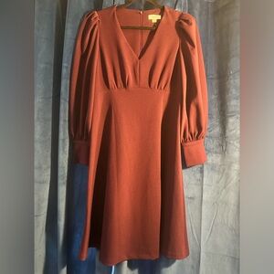 Maroon Calvin Klein Dress